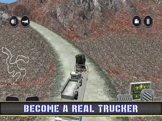 Изображение игры: Army Truck Hill Road Transport