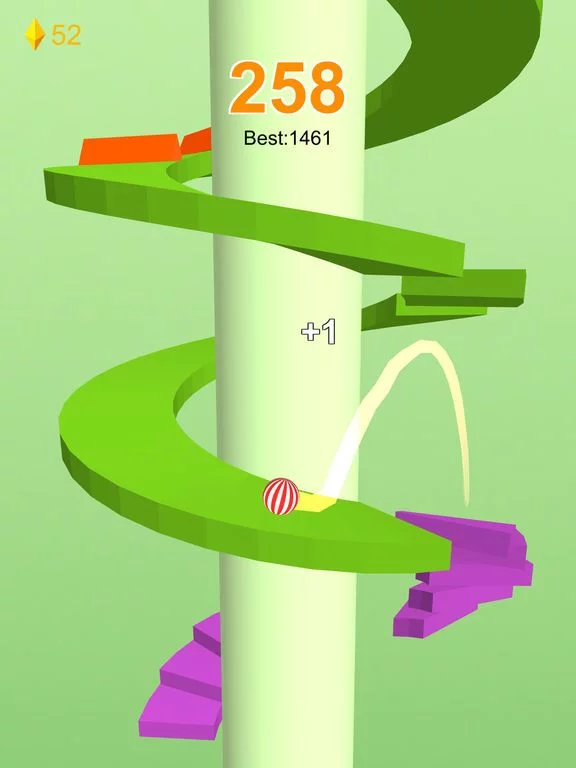 Изображение игры: Run Ball - Jump On Helix Road