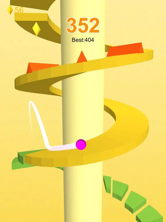 Изображение игры: Run Ball - Jump On Helix Road