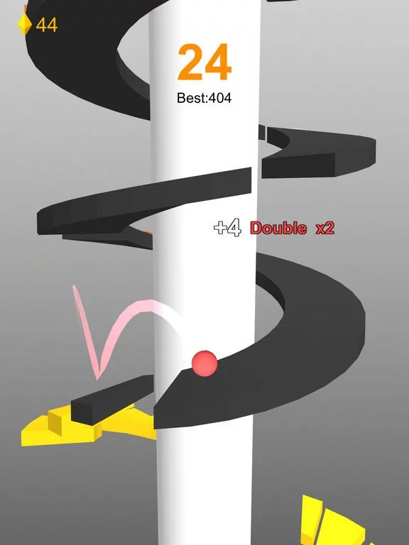Изображение игры: Run Ball - Jump On Helix Road