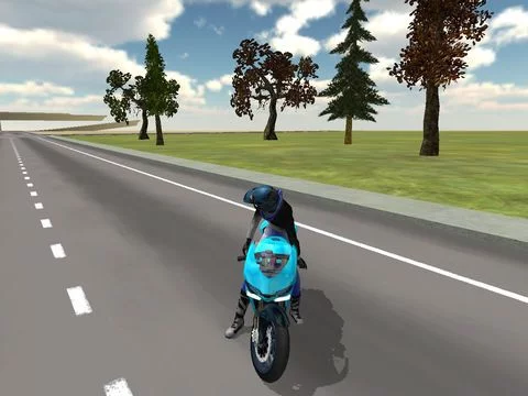 Изображение игры: Motorbike Driving Simulator 3D