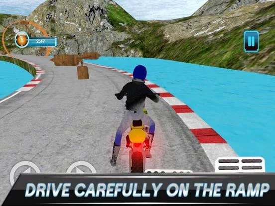 Изображение игры: Heavy Bike Stunts Racing