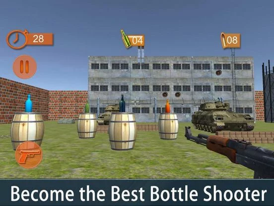 Изображение игры: New Bottle Shooter Ultimate