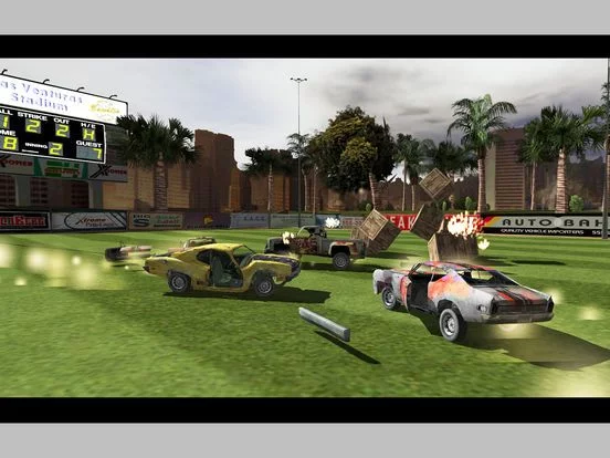 Изображение игры: Mad Derby Racing