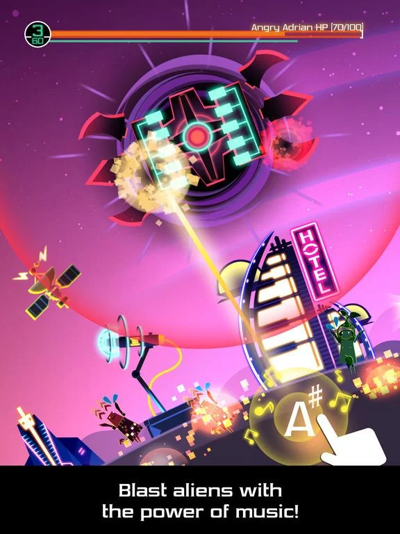 Изображение игры: Groove Planet - Rhythm Clicker