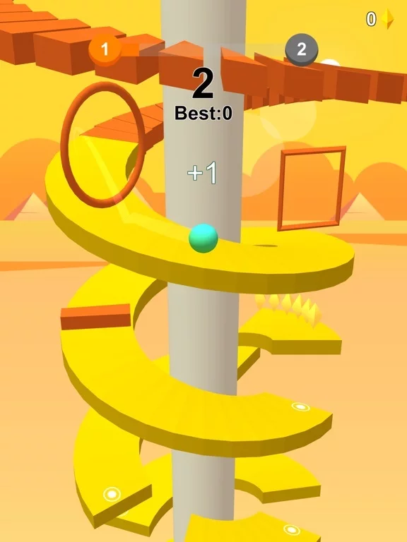 Изображение игры: Jump Ball-Bounce On Tower Tile