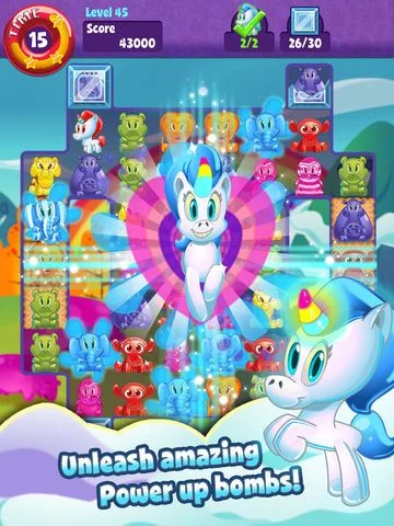 Изображение игры: Gummy Blast - Match 3 Puzzle Game Adventure