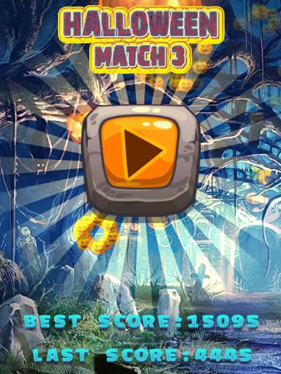 Изображение игры: Halloween Monster Match 3 Games Puzzle