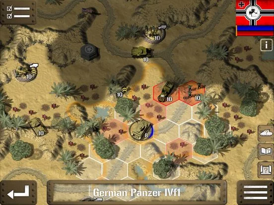 Изображение игры: Tank Battle: North Africa Gold