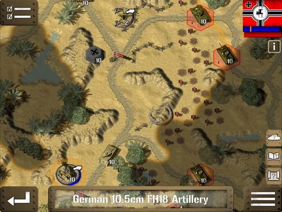 Изображение игры: Tank Battle: North Africa Gold