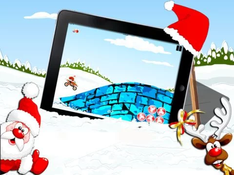 Изображение игры: Santa Rider