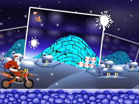 Изображение игры: Santa Rider