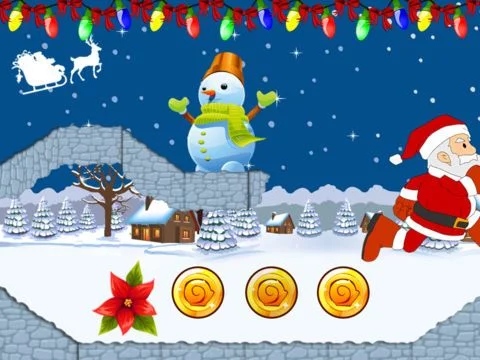 Изображение игры: Santa Escape Run - Help Clumsy Santa
