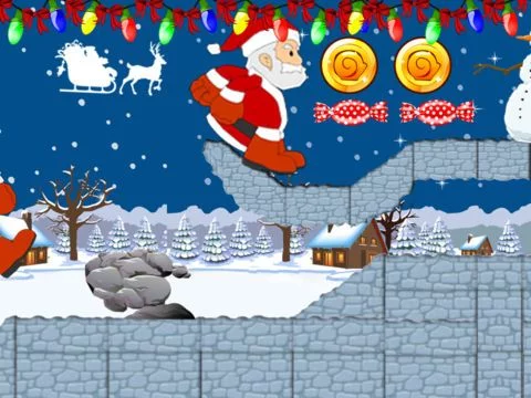 Изображение игры: Santa Escape Run - Help Clumsy Santa