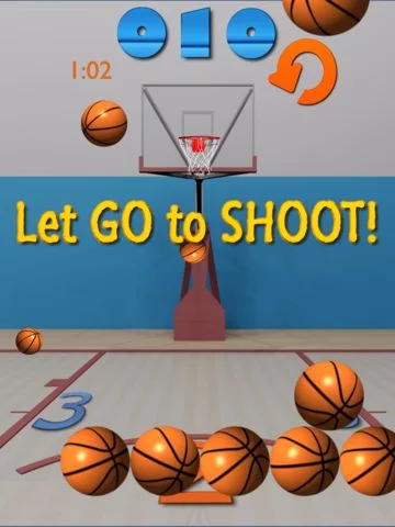 Изображение игры: Hot Shot BBALL - Basketball Shoot Em Up