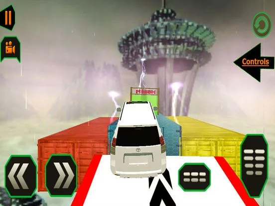 Изображение игры: Extreme Space Car Drive
