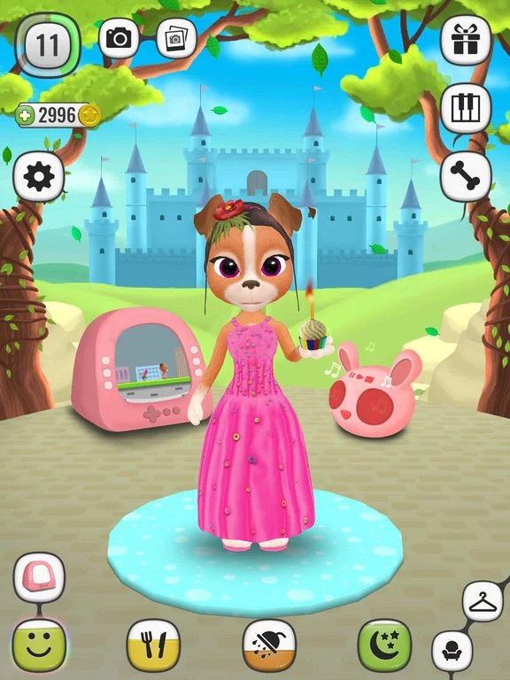 Изображение игры: My Talking Lady Dog
