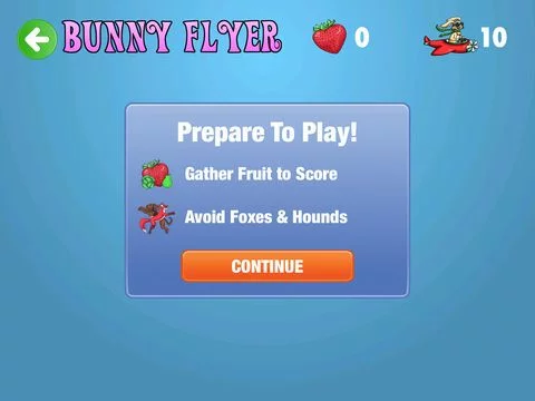 Изображение игры: Bunny Flyer
