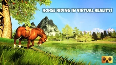 Изображение игры: VR Horse Riding Simulator: VR Game for Google Cardboard
