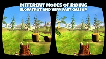 Изображение игры: VR Horse Riding Simulator: VR Game for Google Cardboard