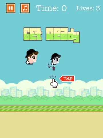 Изображение игры: Flappy - The Vamps edition