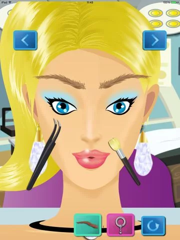 Изображение игры: Eyebrow Plucking Makeover Salon