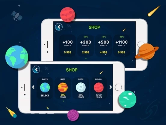 Изображение игры: Orbits - 3D Touch and Apple Watch Game