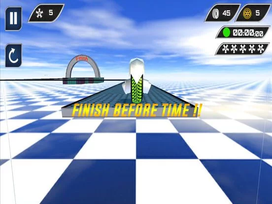 Изображение игры: Gyrowheel Trails 3D