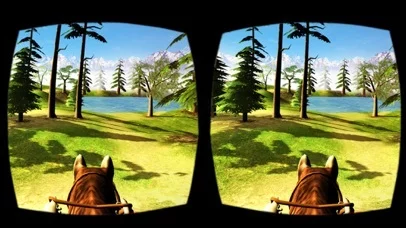 Изображение игры: VR Horse Riding Simulator: VR Game for Google Cardboard