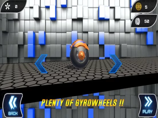 Изображение игры: Gyrowheel Trails 3D
