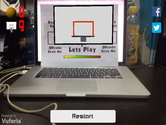 Изображение игры: Basketball Augmented Reality