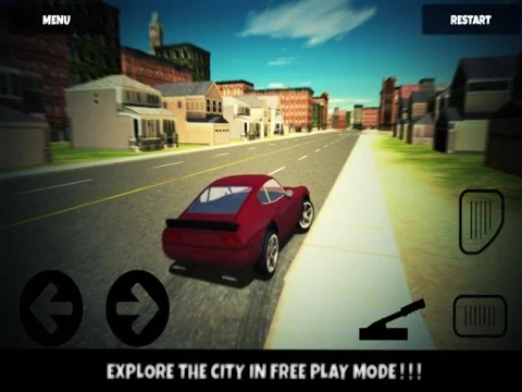 Изображение игры: Classic Cars Simulator 3d 2015: Old Cars sim with extream speeding and city racing