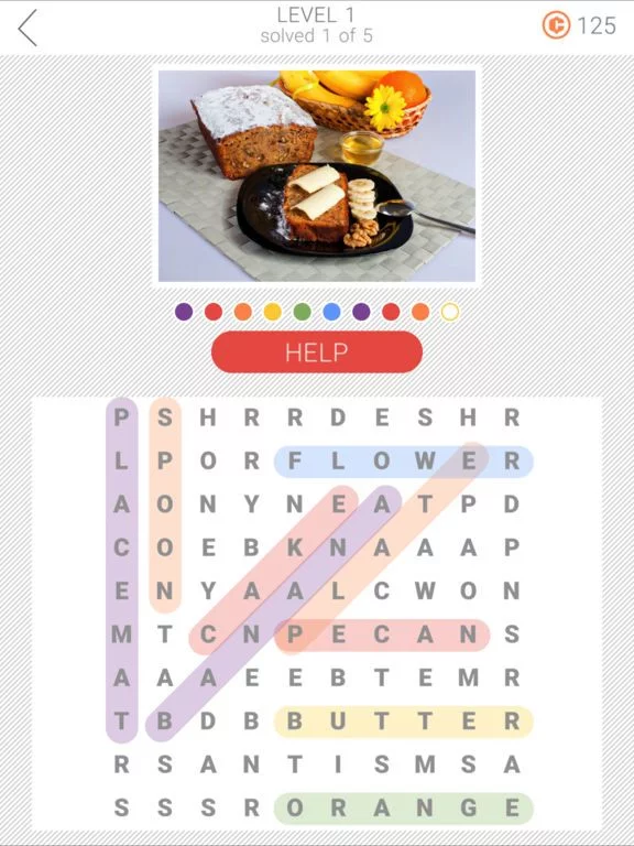 Изображение игры: 10x10 Word Search