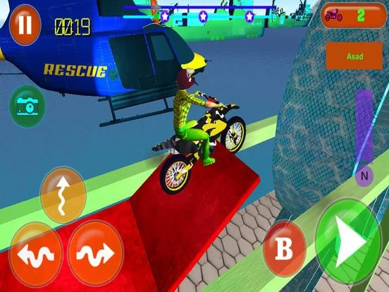Изображение игры: Tricky Bike Rivals Racing 3d