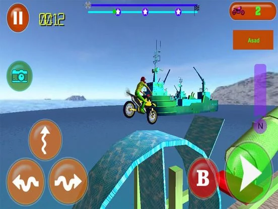 Изображение игры: Tricky Bike Rivals Racing 3d