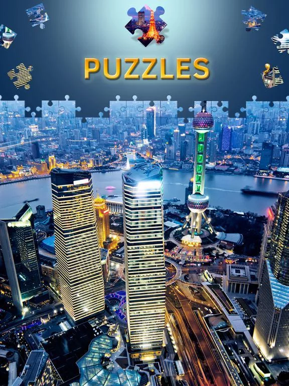 Изображение игры: Cities Jigsaw Puzzles. Premium