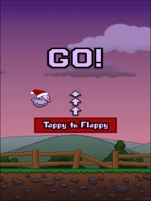 Изображение игры: Flappy Santa Claus Bird - Impossible Xmas flying adventure!