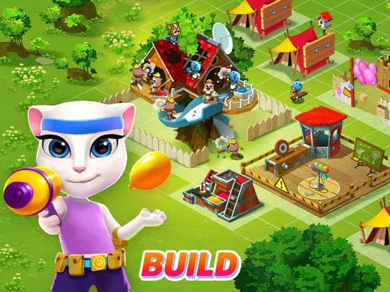 Изображение игры: Talking Tom Camp