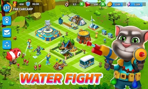 Изображение игры: Talking Tom Camp
