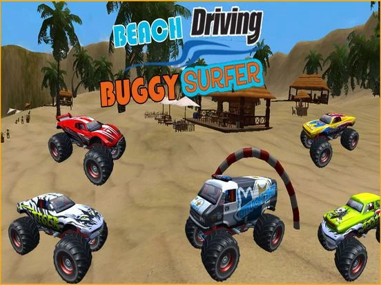 Изображение игры: Beach Driving Buggy Water Surfer: Simulation