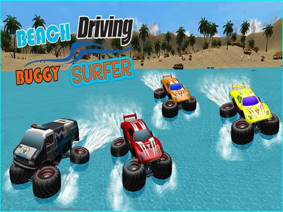 Изображение игры: Beach Driving Buggy Water Surfer: Simulation