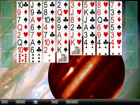Изображение игры: Astro Freecell