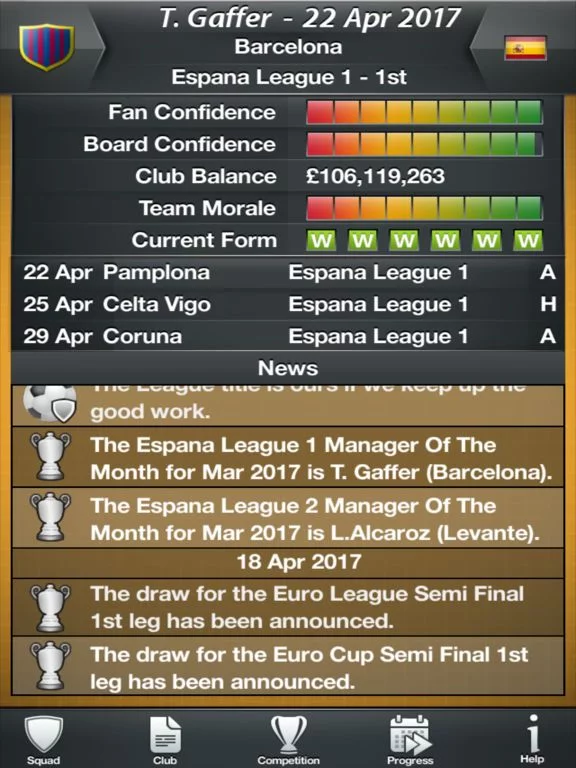 Изображение игры: My Football Club Manager