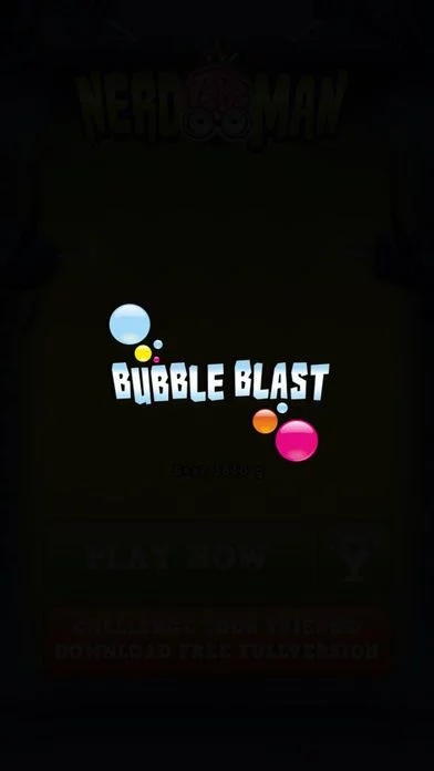 Изображение игры: BubbleBlast · NerdMan