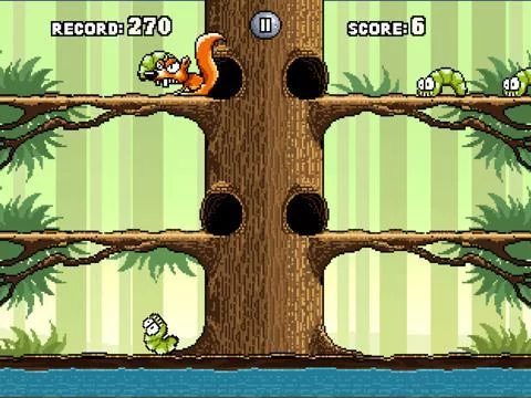 Изображение игры: Squirrel vs Worms