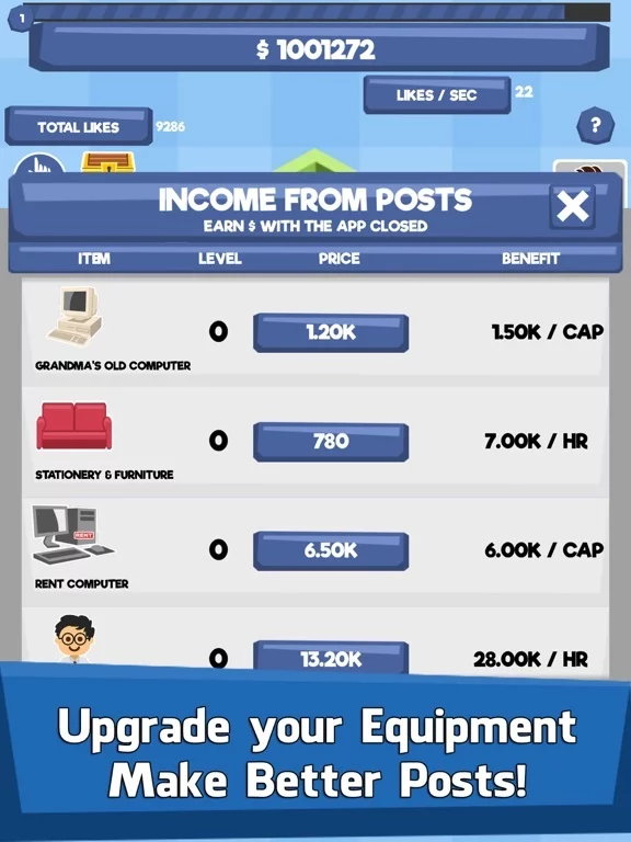 Изображение игры: Social Tycoon - Idle Clicker