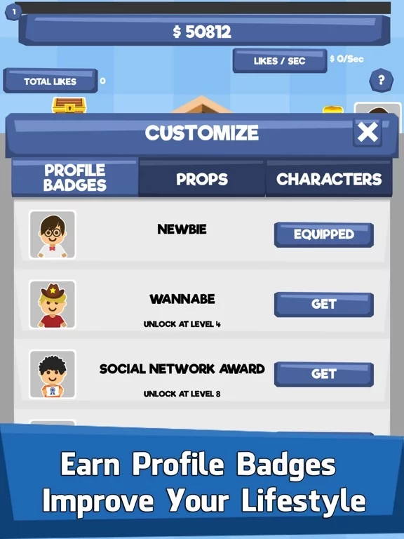 Изображение игры: Social Tycoon - Idle Clicker