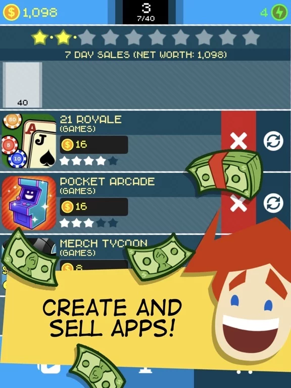 Изображение игры: App Tycoon