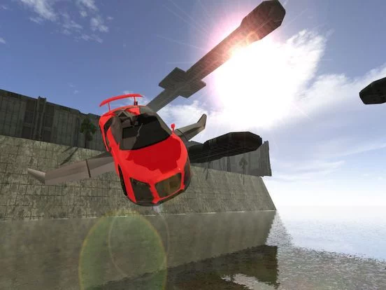 Изображение игры: 3D Flying Car Parking Simulator: eXtreme Racing, Driving and Flight Game PRO