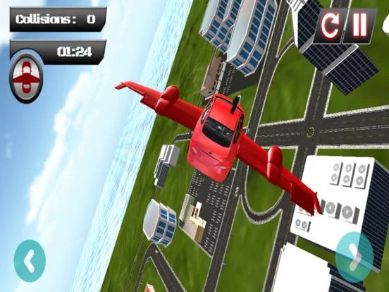 Изображение игры: Fly Car in City